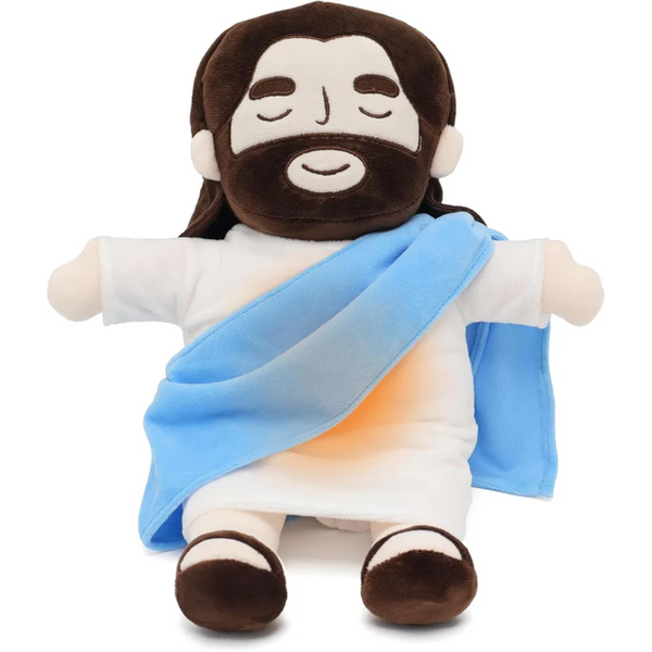 Peluche relaxante de Jésus et Marie